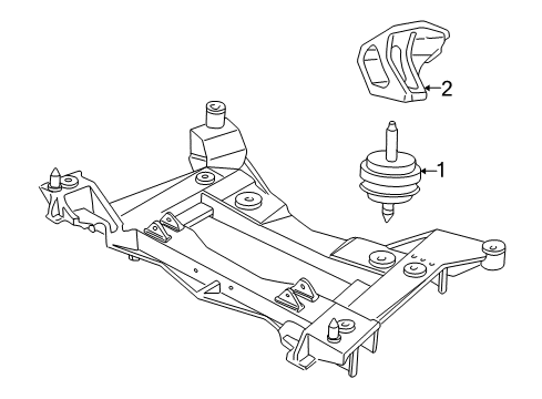 GM 22178940 Transmission Mount