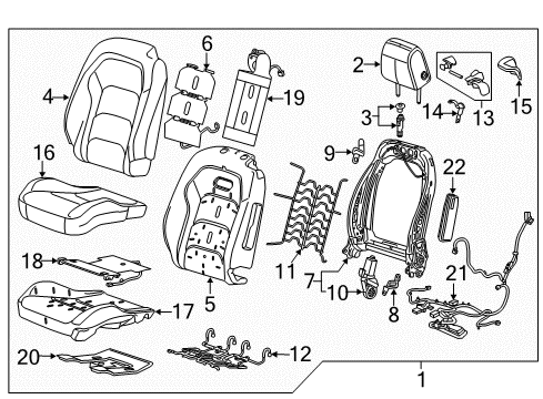 GM 84369817 Element, Front GM 84369817 Element, Front