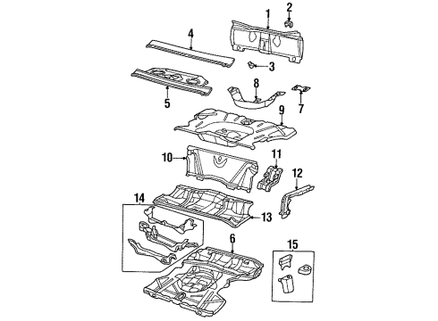 GM 25650794 Rear Body Panel GM 25650794 Rear Body Panel