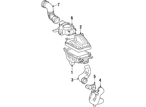 GM 94845282 Air Mass Sensor