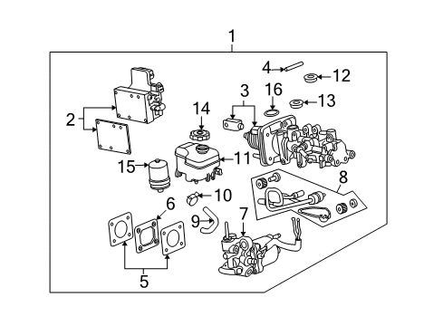 GM 15240726 Master Cylinder Reservoir