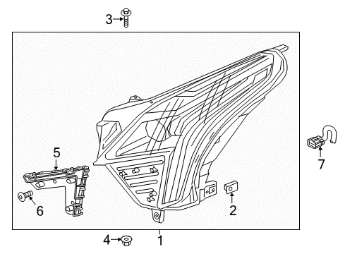 GM 84899145 Composite Assembly, Front