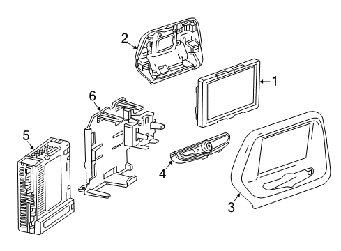 GM 84135752 Display System