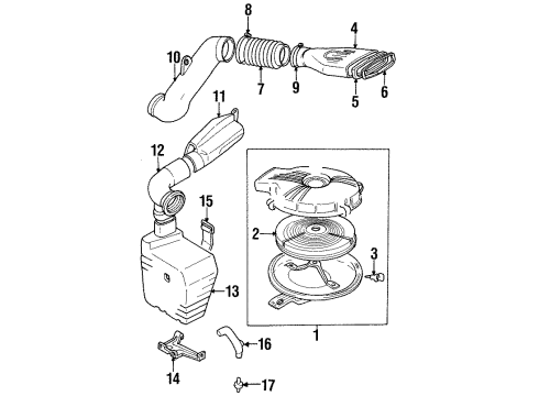 GM 30009351 Inlet Duct Seal