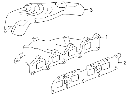 GM 12670221 Exhaust Manifold