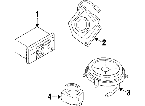 GM 16207411 Speaker, Driver Side GM 16207411 Speaker, Driver Side