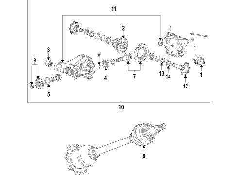GM 84881469 Side Bearings