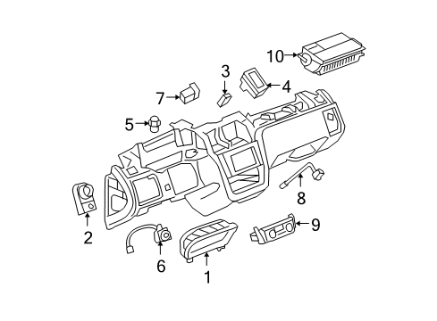 GM 15266664 Refrigerant Temperature Sensor