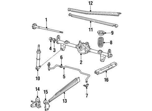 GM 10018100 Torque Arm Bracket, Rear GM 10018100 Torque Arm Bracket, Rear