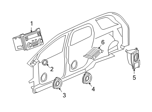 2008 Pontiac Torrent Sound System Diagram