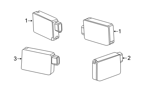 2014 Cadillac SRX Electrical Components Diagram