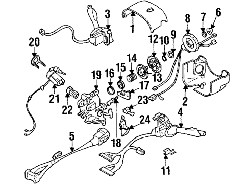 1998 Oldsmobile Aurora Ignition Lock Diagram