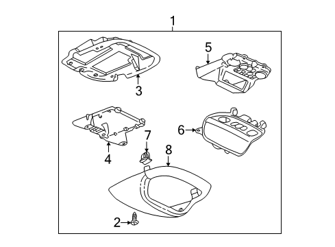 2000 Chevy Impala Overhead Console Diagram