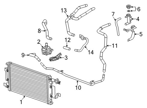 2014 Cadillac XTS Intercooler Diagram