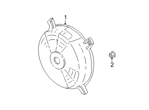 2000 Chevy Tracker A/C Condenser Fan Diagram