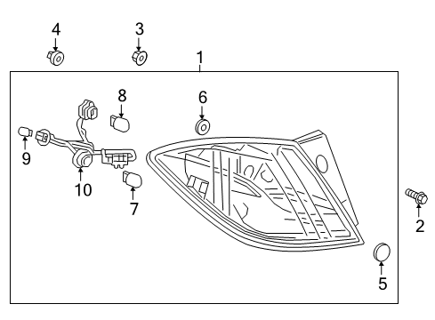 2018 Chevy Cruze Socket & Wire Diagram for 39040348