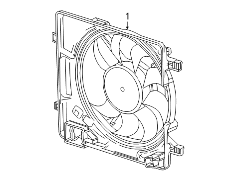 2013 Chevy Spark Cooling System, Radiator, Water Pump, Cooling Fan Diagram