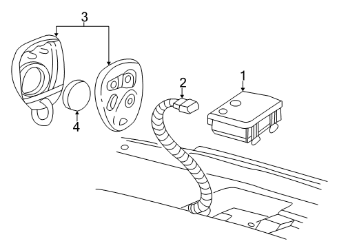 2004 Chevy Monte Carlo Electrical Components Diagram