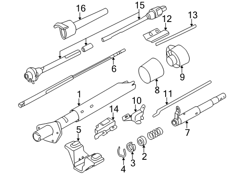 1994 GMC Sonoma Ignition Lock Diagram