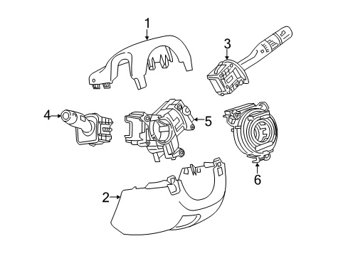 2017 Buick LaCrosse Switches Diagram