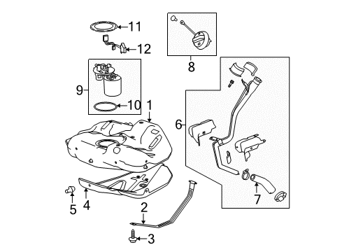 2016 Buick LaCrosse Fuel Supply Diagram