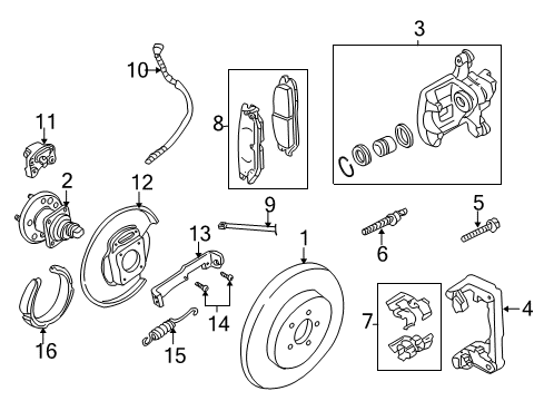 2000 Chevy Impala Brake Components Diagram