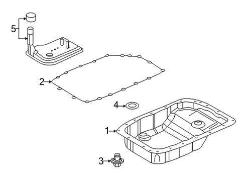 2022 Chevy Express 3500 Transmission Components Diagram