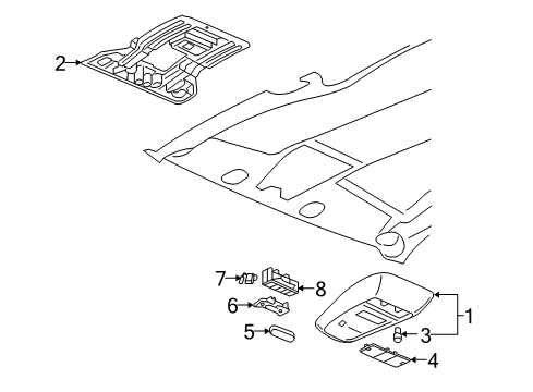 2005 Pontiac Montana Overhead Console Diagram
