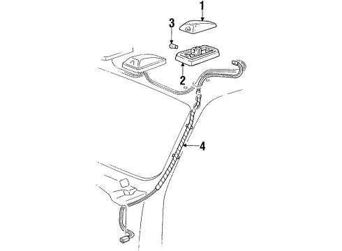 1993 GMC K2500 Clearance Lamps Diagram