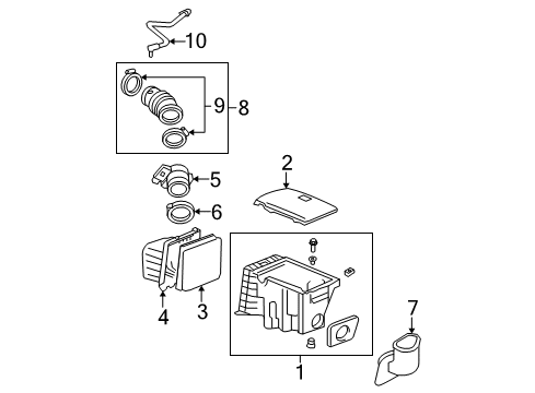 2007 Buick Rendezvous Air Intake Diagram