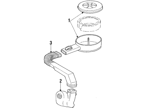 1986 Chevy C30 Air Inlet Diagram