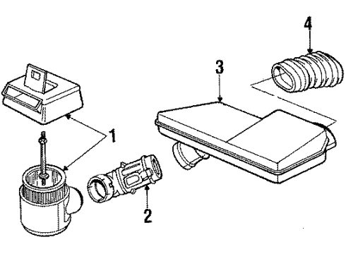 1987 Pontiac Firebird Air Inlet Diagram