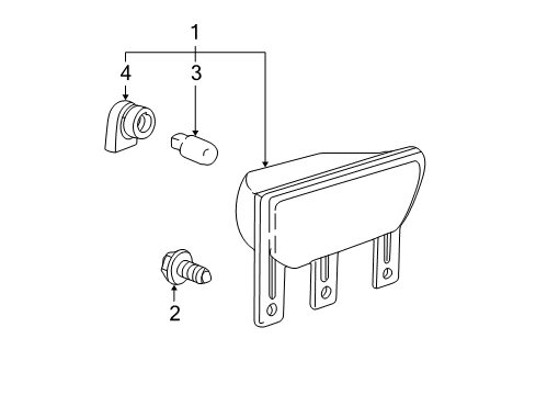 2004 Cadillac DeVille Corner Lamps Diagram