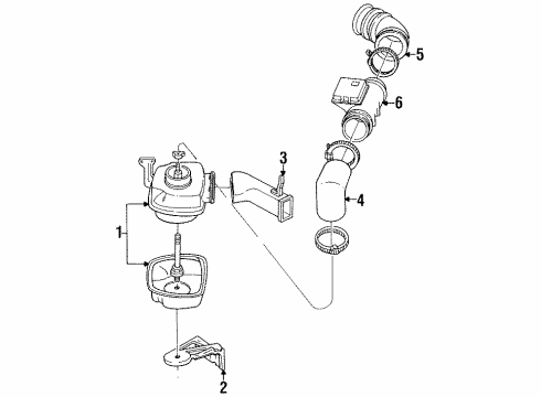 1986 Oldsmobile Cutlass Ciera Air Intake Diagram