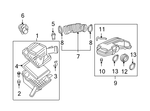 2011 GMC Canyon Air Intake Diagram