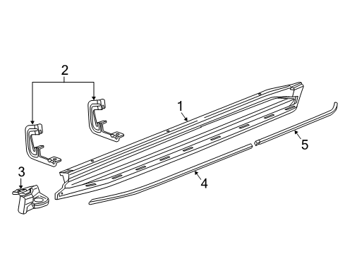 2017 Chevy Suburban Running Board Diagram