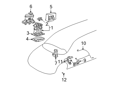 1999 Chevy Venture Control Module Diagram for 16188001