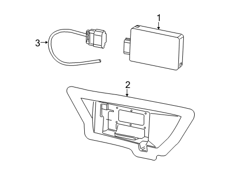 2013 GMC Acadia Electrical Components Diagram