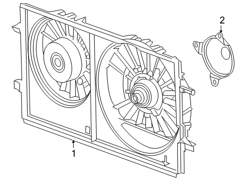 2007 Pontiac G6 Cooling System, Radiator, Water Pump, Cooling Fan Diagram