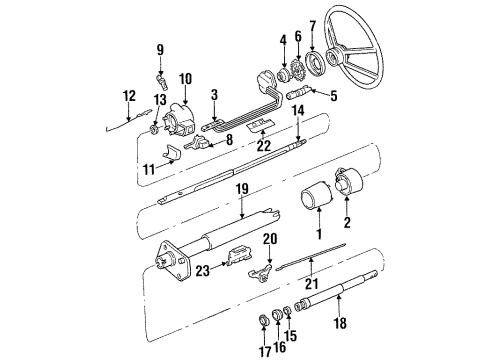 1993 GMC K2500 Ignition Lock Diagram