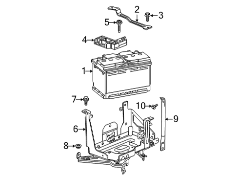 2021 Chevy Silverado 3500 HD Battery Diagram