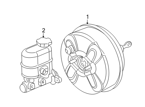 2004 Cadillac Escalade EXT Dash Panel Components Diagram