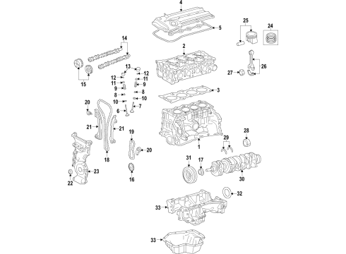 2017 Chevy City Express Timing Chain Diagram for 19316193