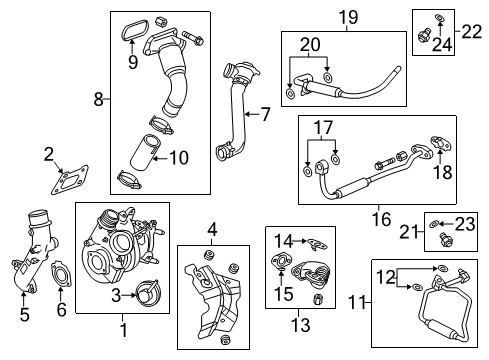 2014 Cadillac XTS Turbocharger Diagram