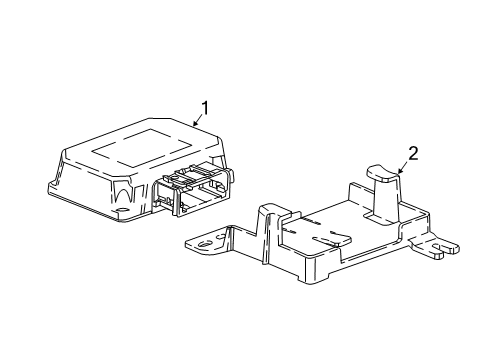 2024 Cadillac XT4 Electrical Components Diagram