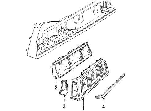 1984 Chevy Celebrity Tail Lamps Diagram