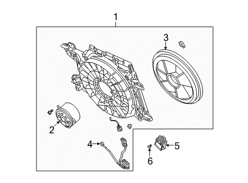 2011 Chevy Corvette Cooling System, Radiator, Water Pump, Cooling Fan Diagram