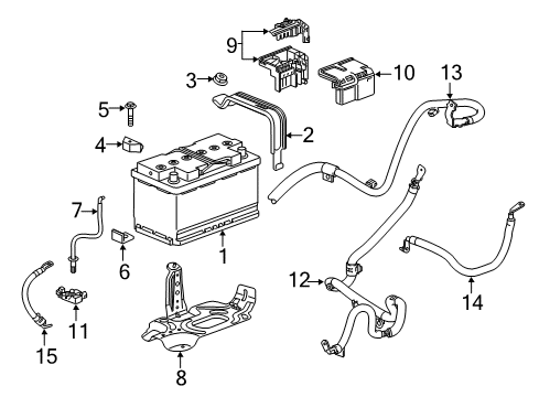 2018 Buick Regal Sportback Vent Tube Diagram for 84309791