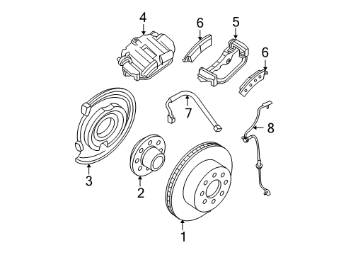 2012 GMC Yukon Anti-Lock Brakes Diagram