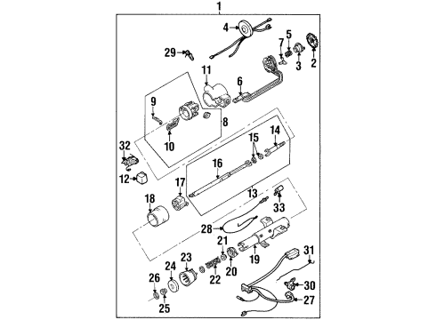 2000 Cadillac Eldorado Ignition Lock Diagram